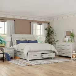 Mayfair Ivory Storage Bedroom Set