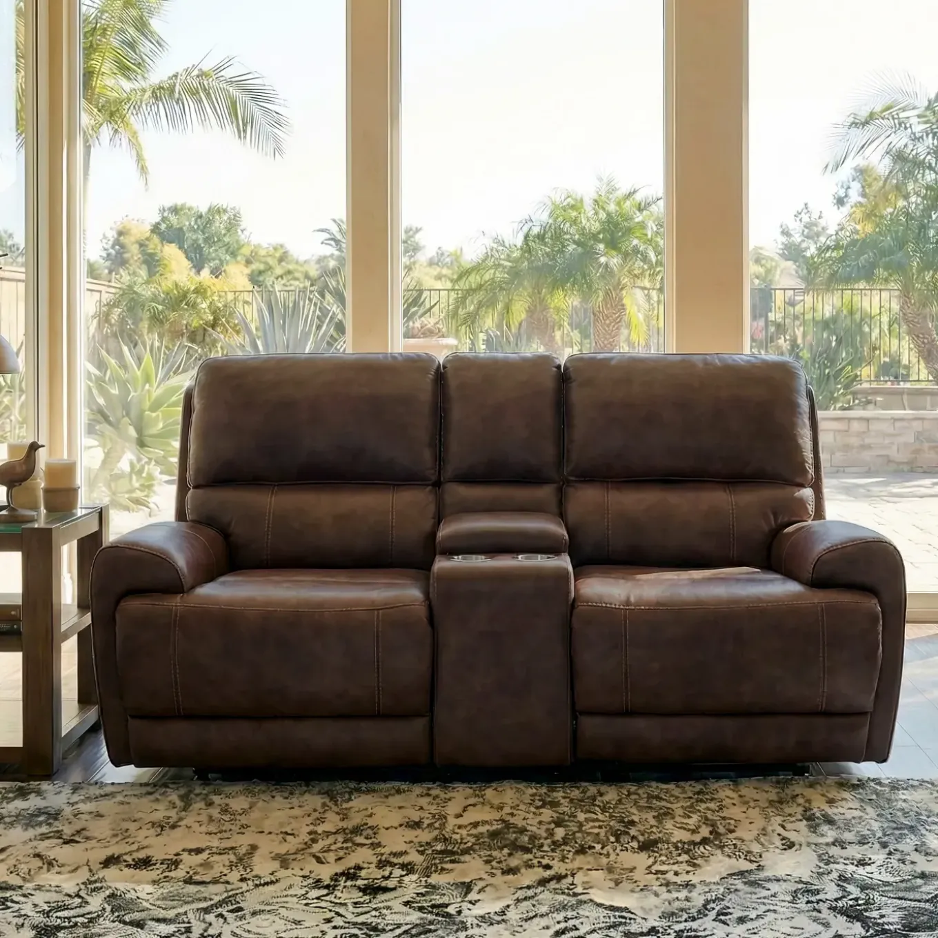 Memphis Power Loveseat with Console