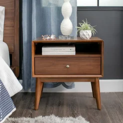 Minetta Eastern King Panel Bed, Dresser, Mirror, Nightstand