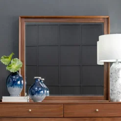 Minetta Eastern King Panel Bed, Dresser, Mirror, Nightstand