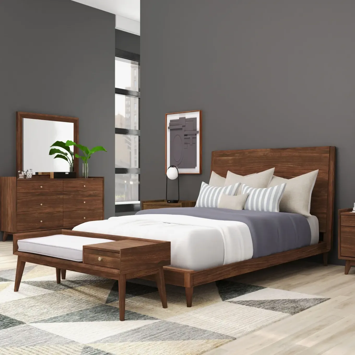 Minetta Loft Bedroom Set
