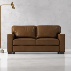 Monarch Leather Loveseat