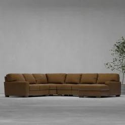 Monarch Leather Sectional