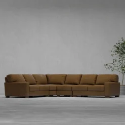 Monarch 4pc Leather Sectional