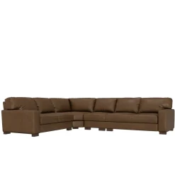 Monarch 4pc Leather Sectional