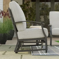 Monterey 2pc Set: Outdoor Sofa & Glider Chair