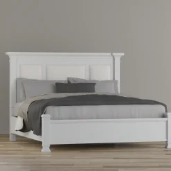 Newport California King Upholstered Panel Bed
