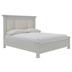 Newport California King Upholstered Panel Bed