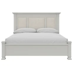 Newport California King Upholstered Panel Bed