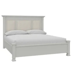 Newport King Upholstered Panel Bed