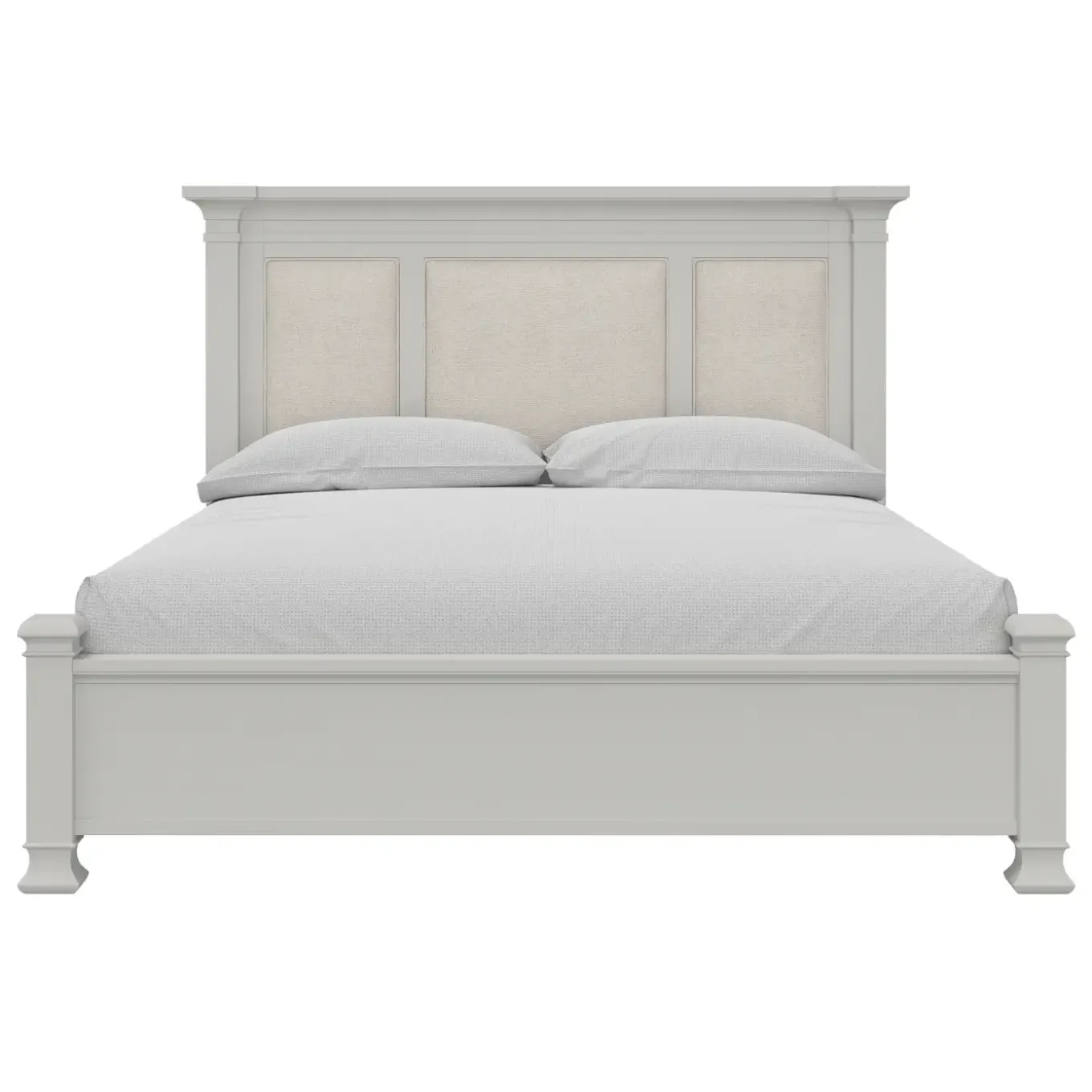 Newport King Upholstered Panel Bed