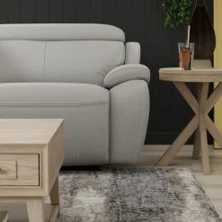 Nixon-New! Leather Power Sofa