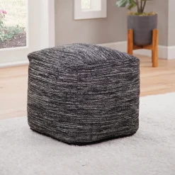 Omari Pouf Square Ottoman