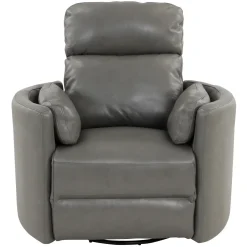 Oracle Leather 240-Degrees Swivel Glider Power Recliner