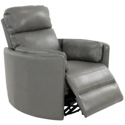 Oracle Leather 240-Degrees Swivel Glider Power Recliner