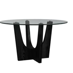 Orwell Round Glass Table