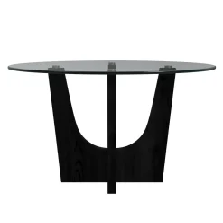 Orwell Round Glass Table