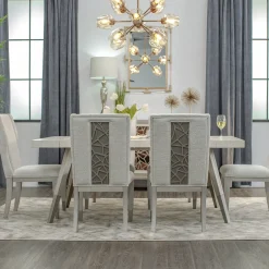 Paramount White Dining Set