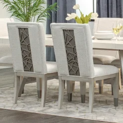 Paramount White Round Dining Set
