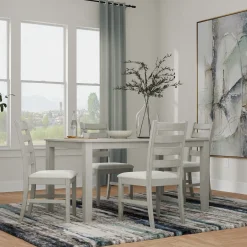 Paseo 5pc Dining Set: Table & 4 Chairs