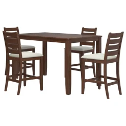 Paseo 5pc Set: Counter Table & 4 Stools