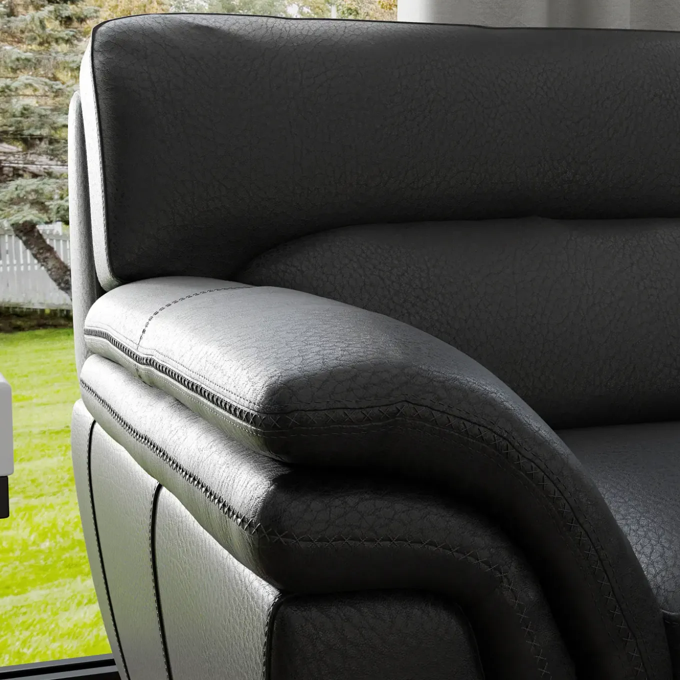 Paxton Black Living Room Set