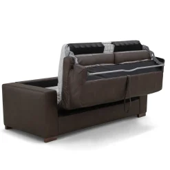 Quinn Leather Full Sleeper Sofa & Mattress