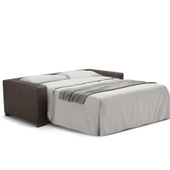 Quinn Leather Full Sleeper Sofa & Mattress
