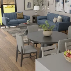 Ramsey Blue Living Room Set