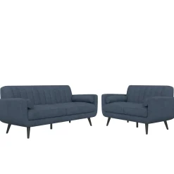 Ramsey Blue Living Room Set