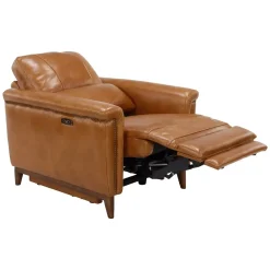 Remy Leather Power Recliner with Power Headrest