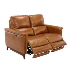 Remy Leather Power Reclining Sofa & Power Reclining Loveseat with Power Headrests