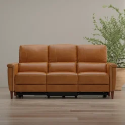 Remy Leather Power Reclining Sofa with Power Headrests