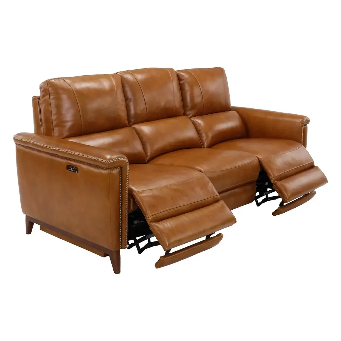 Remy Leather Power Reclining Sofa with Power Headrests