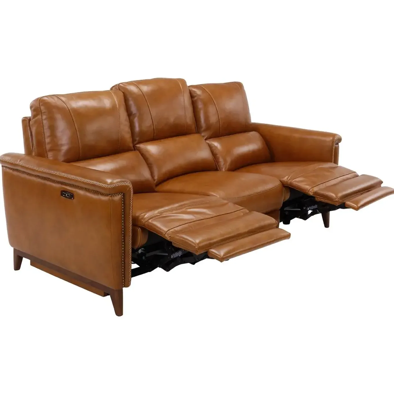 Remy Leather Power Reclining Sofa with Power Headrests