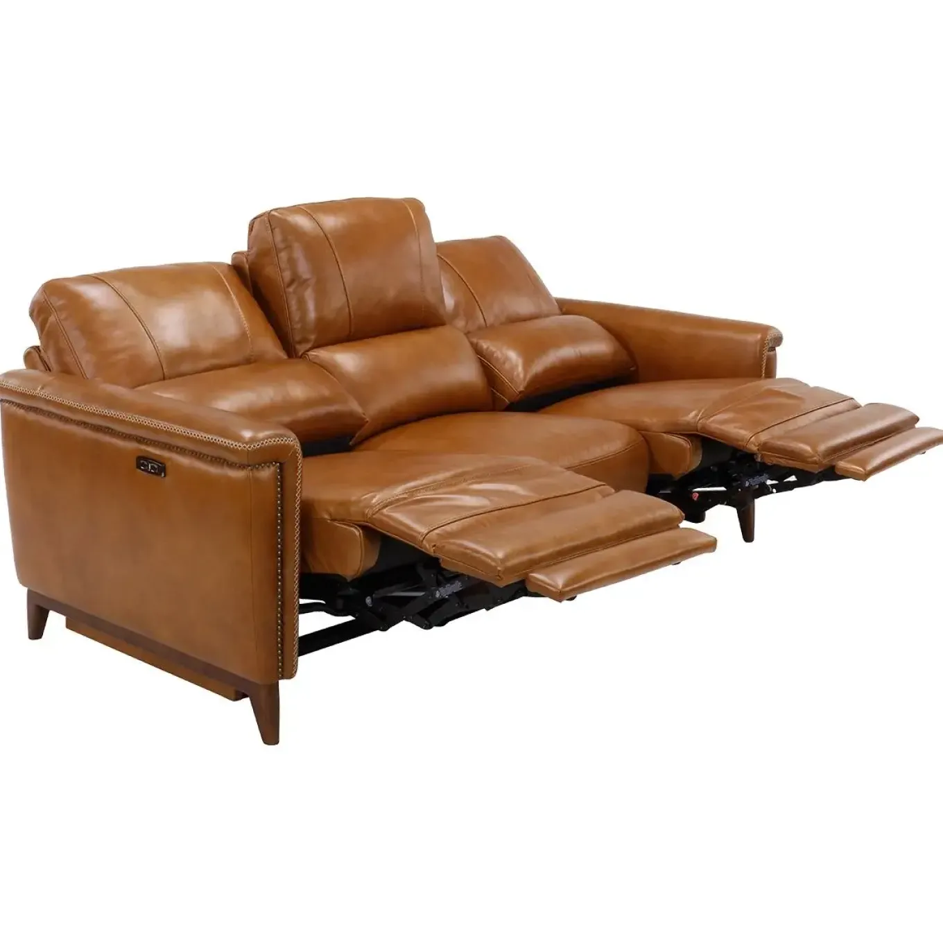 Remy Leather Power Reclining Sofa with Power Headrests