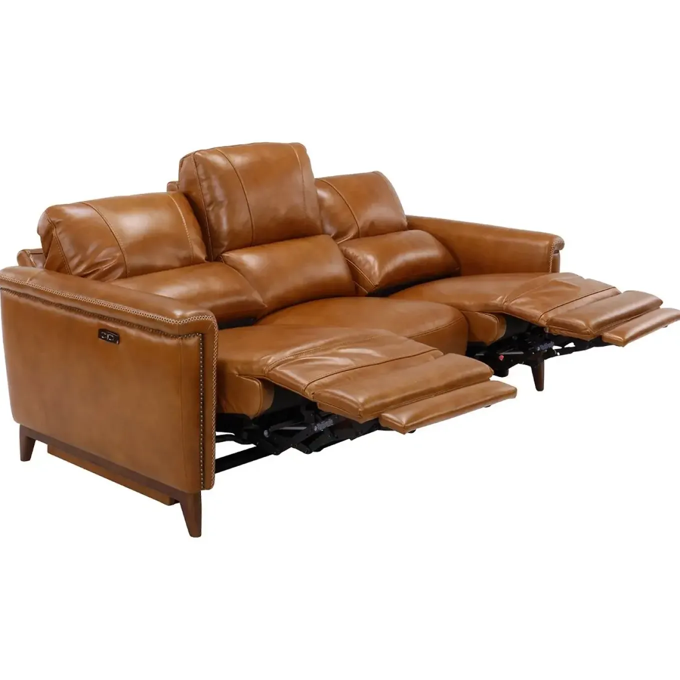 Remy Leather Power Reclining Sofa with Power Headrests