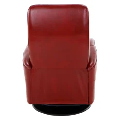 Reno Leather Glider Swivel Recliner