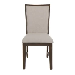 Riley 7pc Dining Set: Extendable Table, 6 Slat Back Chairs
