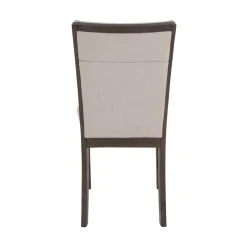 Riley 9pc Dining Set: Extendable Table, 2 Upholstered Chairs & 6 Slat Back Chairs