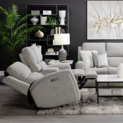 Riverdale Gray Reclining Living Room Set