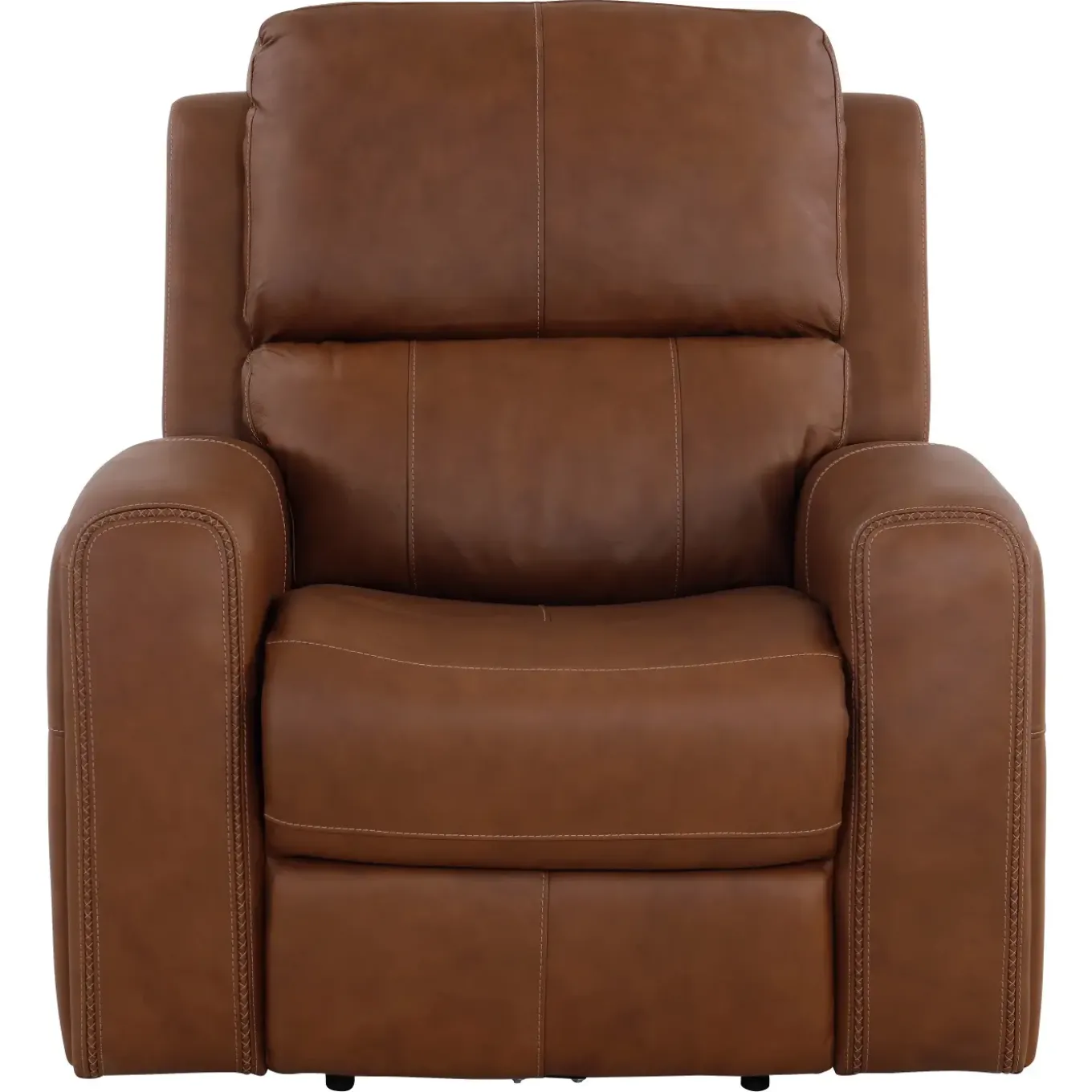 Riverdale Leather Power Recliner with Power Headrest and Power Lumbar