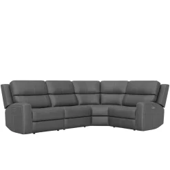 Riverdale 4pc Leather Sectional