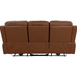 Riverdale Zero G Leather Power Sofa with Power Lumbar