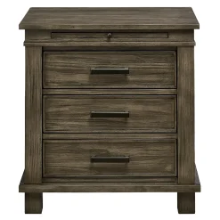 Rivington Eastern King Panel Storage Bed, Dresser, Mirror, Nightstand