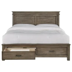 Rivington Gray Panel Storage Bed