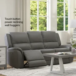 Rockwell Buy the Power Reclining Leather Sofa, Get the Power Recliner Free