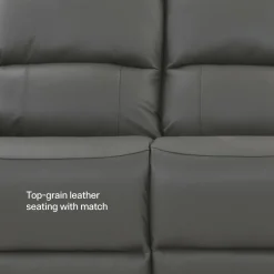 Rockwell Buy the Power Reclining Leather Sofa, Get the Power Recliner Free