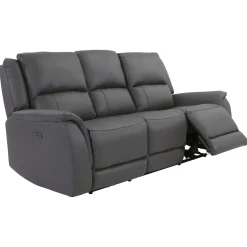 Rockwell Buy the Power Reclining Leather Sofa, Get the Power Recliner Free