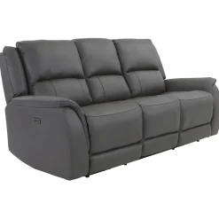 Rockwell Buy the Power Reclining Leather Sofa, Get the Power Recliner Free